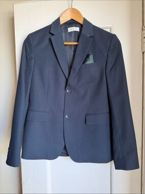 H&M kid's Dark Navy Two-Button Sport Coat